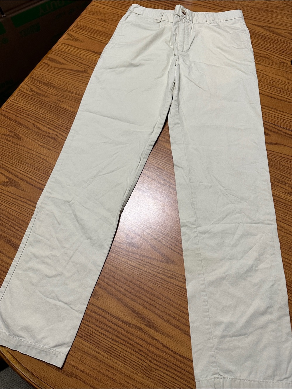 Polo by Ralph Lauren Men's Light Cream Straight Chinos